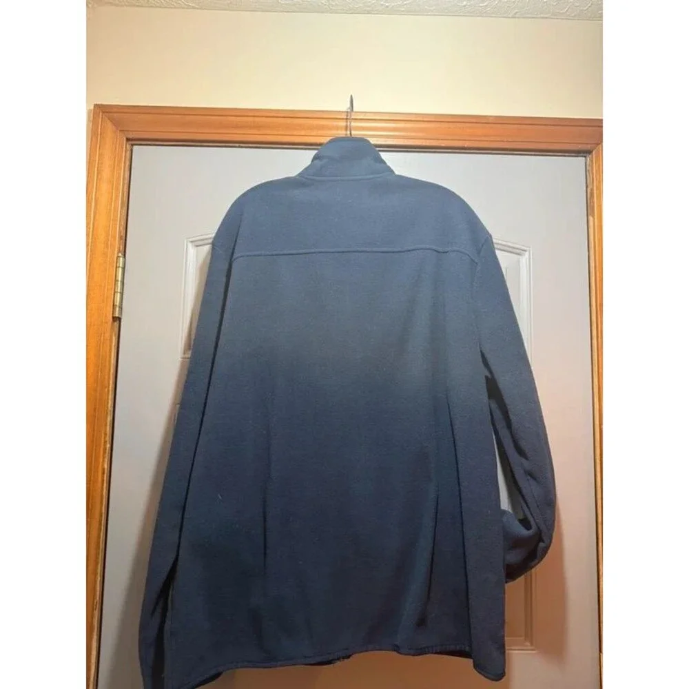 Men’s navy blue - fleece zip up- Croft and barrow XL